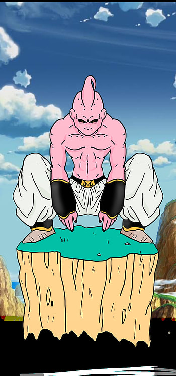 Majinbuu, dragonball, pink HD phone wallpaper
