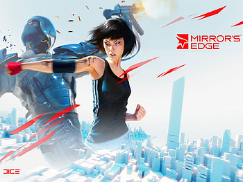 mirrors edge, game, anime, skyscape HD wallpaper