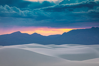 Nature, Sunset, Sky, Clouds, Horizon, Hills HD wallpaper