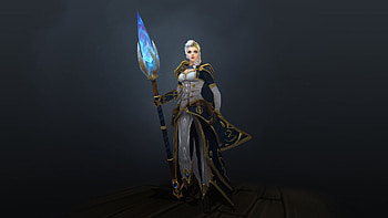 Jaina Proudmoore, 3D model, High-quality rendering, Character design HD wallpaper