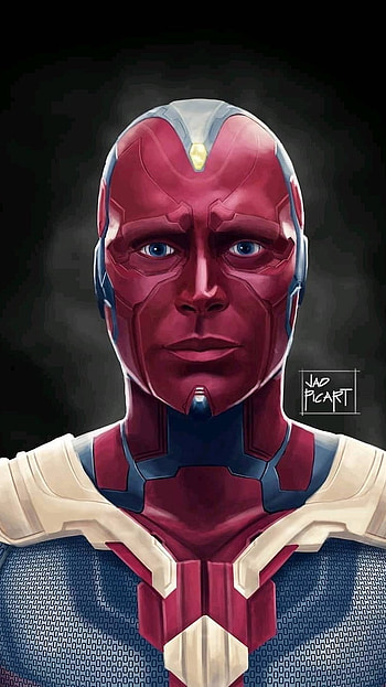 Vision, Comic Superhero HD phone wallpaper
