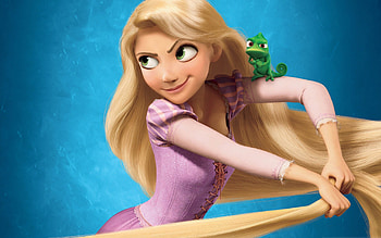 Pascal, Rapunzel HD wallpaper