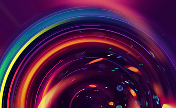 Abstract, Circles, Bright, Lines, Colorful, Colourful HD wallpaper