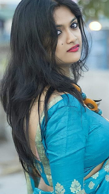 Priyanka roy, saree beauty, bong HD phone wallpaper