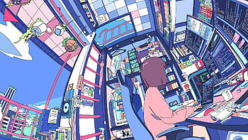 Lofi Anime Bedroom : Cozy Programming Vibes, programming, lofi, Anime, bedroom HD wallpaper