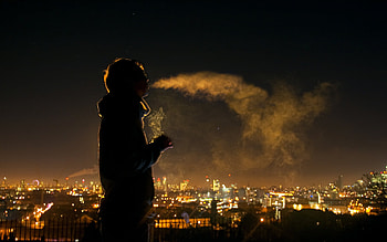 People, Night HD wallpaper