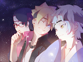 Sarada, Boruto, and Mitsuki, Anime, Boruto, Boruto Uzumaki, Sarada Uchiha, Mitsuki (Naruto) HD wallpaper
