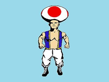 Toad, games, funny, mario HD wallpaper