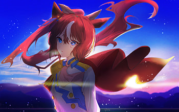 Tokai Teio, Tokai Teio, Anime, Uma Musume: Pretty Derby HD wallpaper