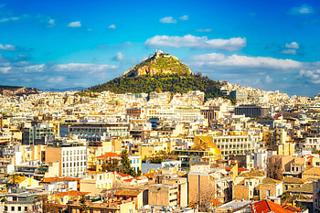 Mount Lycabettus, Panoramic views, Athens cityscape, Hiking destination HD wallpaper