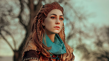 Aloy Horizon Zero Dawn Cosplay , aloy, horizon-zero-dawn, games, pc-games, xbox-games, ps-games, 2022-games, cosplay HD wallpaper