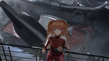 Eva Neon Genesis , neon-genesis-evangelion, asuka-langley-soryu, anime-girl, anime HD wallpaper