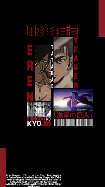 Eren, anime HD phone wallpaper