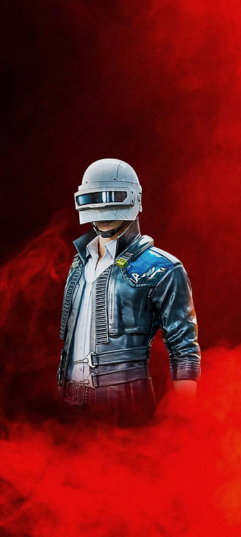 Pubg, electric blue, fire, collar HD phone wallpaper
