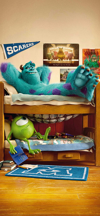 Monsters Inc., Monsters University bunk, Mobile , Movie tribute HD phone wallpaper