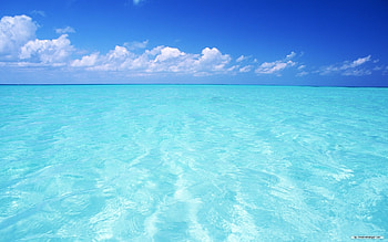 Nature - Clear Water And Blue Sky 3 . HD wallpaper