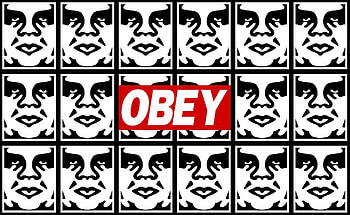 obey obey graffiti stencils HD wallpaper
