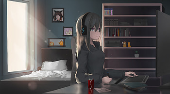 Anime Girl Heads Working , anime-girl, anime, heads, artist, artwork, digital-art HD wallpaper