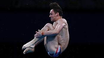Tom Daley, Tokyo 2020 team, Poor start, 10m platform diving HD wallpaper