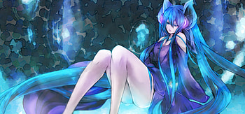 Hatsune Miku, glow, awesome, uniform, artistic, nice, digital, cg, hatsune, aqua eyes, sexy, outfit, white, art, twintail, hot, girl, headset, singer, aqua, purple, anime girl, anime, pretty, light, virtual, black, song, heads, cute, vocaloid, beauty, miku, music, vocaloids, thighhighs, program, beautiful, diva, aqua hair, cool, idol, micro HD wallpaper