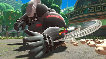 Kirby and the Forgotten Land, Exciting challenges, Cooperative play, Multiplayer fun HD wallpaper