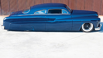 Lowrider Beauty, Vintage, Whitewalls, Car, Blue HD wallpaper