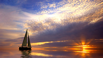 Sailing ship , backgrounds, Sports HD wallpaper