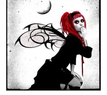 red head fairy!!, fairy, red HD wallpaper