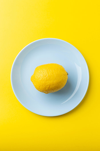 Lemon fruit, minimal HD phone wallpaper