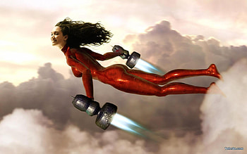 Fantasy and 3D Girl, girl, 3d HD wallpaper