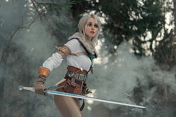 The Witcher 3 , Ciri, Cosplay, ciri, women, witcher, Cosplay HD wallpaper