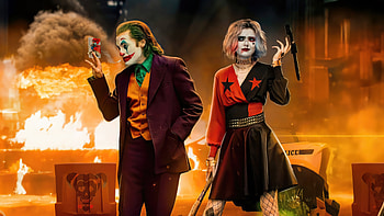 Joker And Harley Quinn Dynamic, joker, harley-quinn, superheroes, artwork, digital-art HD wallpaper
