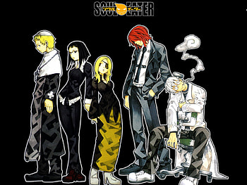 soul eater, shibusen, stein, soul eater weapons, death weapons HD wallpaper