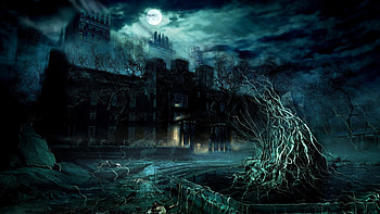 dark forest | Dark Forest Moon Dark Forest Hot . HD wallpaper