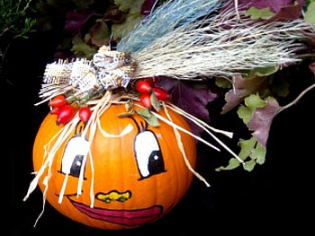 Thanksgiving, leaves, eyes, pumpkin, seasonal, mouth HD wallpaper