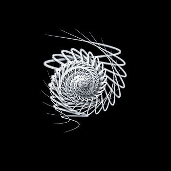 White lines, abstraction, spiral HD phone wallpaper