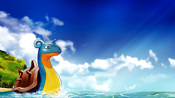 Lapras , Pokmon Lapras, Pixel art, High-resolution HD wallpaper