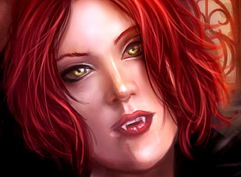 Horror, Fantasy, Vampire, Creepy, Face, Fangs, Halloween, Scary, Spooky HD wallpaper
