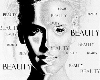 Beauty, white, black, model, letters, poster, beautiful, woman HD wallpaper