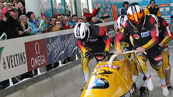 Winter sports events, Bobsleigh in Winterberg, Exciting competitions, Sporting action HD wallpaper