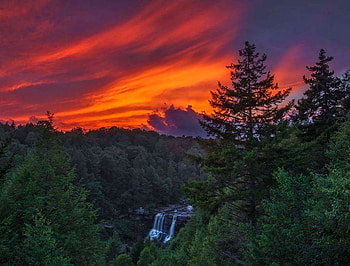 Blackwater Falls, West Virginia, Blackwater Falls, WV, Waterfall, River HD wallpaper