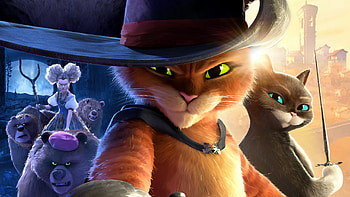 Kitty Softpaws, Perro Jack, Horner, Papa Bear, Mama Bear Puss in Boots The Last Wish HD wallpaper