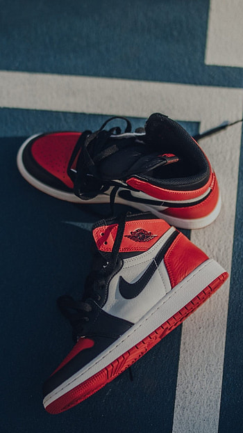 Jordan 1, Air Jordan, Black Art HD phone wallpaper