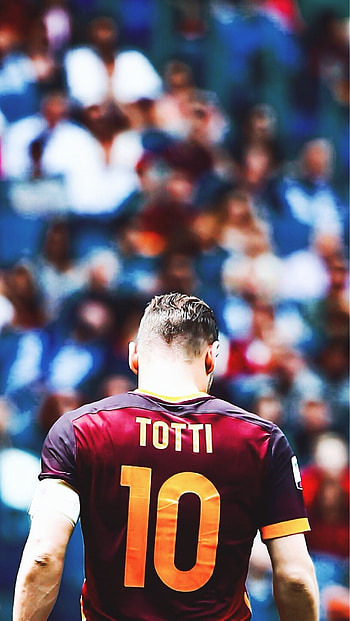 Francesco Totti, AS Roma icon, One-club loyalty, Football legend HD phone wallpaper
