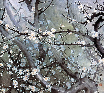 By Guo Hu, guo hu, painting, art, flower, nature HD wallpaper