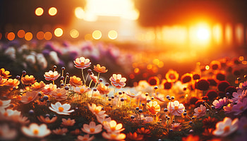 Blooming Flower Bed Garden, flower, Flower Garden, flower bed, garden HD wallpaper
