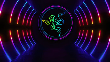 Razer Neon Abstract, razer, computer, logo, abstract, deviantart HD wallpaper