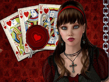 Alice Miranda, cards, alice, miranda HD wallpaper