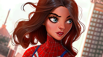 Spider Girl, spidergirl, girl, artwork, artist, artstation, superheroes, digital-art HD wallpaper
