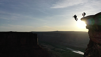 Tandem, BASE Jumping HD wallpaper